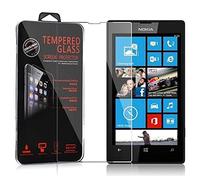 cadorabo Tempered Glass compatible with Nokia Lumia 520/521 in HIGH TRANSPARENCY - Screen Protection 3D Touch compatible with 9H Hardness - Bulletproof Display Saver