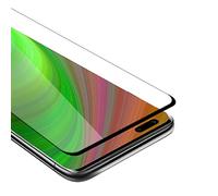 cadorabo Tempered Glass Full cover compatible with Huawei Mate 40 Pro in TRANSPARENT with BLACK - Screen Protection 3D Touch compatible with 9H Hardness - Bulletproof Display Saver