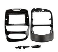 Cadre métallique stéréo 2Din Car DVD Frame Plug Audio Fitting Adaptor Dash Trim Kits Facia Panel 10.1inch Fit For Renault Clio Auto de Voiture, Navigation GPS(A)