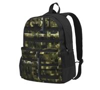 CADREWY Army Digital Camouflage Print Adults Large Capacity Backpack Commuting Work Outdoor Adventures Weekend Getaways