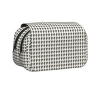 CADREWY Artificial Intelligence Brain Print Functional Pencil Case Smooth Zipper Travel Office Supplies Comfortable Daily Use