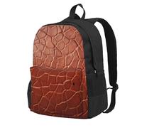 CADREWY Brown Cowhide Art Print Adults Large Capacity Backpack Commuting Work Outdoor Adventures Weekend Getaways