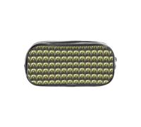 CADREWY Couple Parrots Olive Print Clear Pencil Case Transparent Stationery Organizer Pouch For Travel Office Supplies