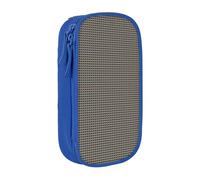 CADREWY Dublin Ireland Ha Penny Bridge River Print Stylish Pen Pouch Office Travel Supplies Multi-Function Organizer 2 Zipper Pockets, Blue, One Size, Sport