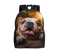CADREWY - English Bulldog Waterproof Backpack Unisex Travel Work Outdoor Adventures Daily Essentials