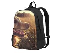 CADREWY Golden Retriever Print Adults Large Capacity Backpack Commuting Work Outdoor Adventures Weekend Getaways