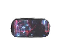 CADREWY Hacker Era Print Clear Pencil Case Transparent Stationery Organizer Pouch For Travel Office Supplies