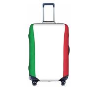 CADREWY italy flag Print Decorative Washable Luggage Cover Personalized Anti Scratch Suitcase Protector, White, Small