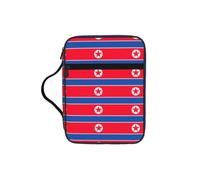 CADREWY Korean Flag Print Bible Storage Bag For Men Women Waterproof Religious Organizer Scripture Holder