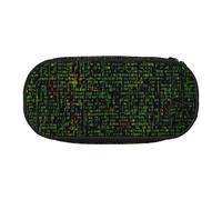 CADREWY - Mathematical formula print pencil case, zipper pencil case, daily use, fits all essential stationery