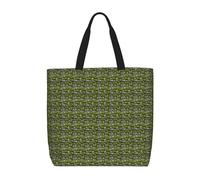 CADREWY Moss Stone Pavement Print Eco-Friendly Tote Lightweight Grocery Bag Daily Commuting Travel Beach Gym Use