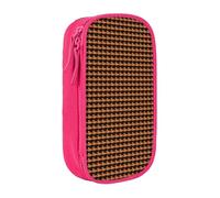 CADREWY Pizza 3d Print Stylish Pen Pouch Office Travel Supplies Multi-Function Organizer 2 Zipper Pockets, Pink, One Size, Sport