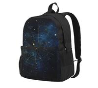 CADREWY Star Constellation Map Print Adults Large Capacity Backpack Commuting Work Outdoor Adventures Weekend Getaways