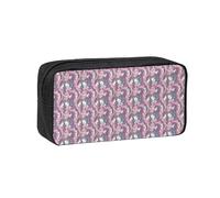 CADREWY Unicorn Design01 Print Unisex Simple Large-Capacity Pen Case Stationery Organizer Pouch Office Travel