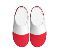CADREWY Unisex Austrian Flag Indoor Outdoor Slippers with TPR Sole Breathable Comfortable Washable