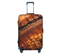 CADREWY - Washable Luggage Cover Decorative Dinosaur Print Luggage Protector Anti Scratch Suitcase Protector, white, X-large