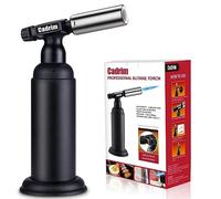 Cadrim Big Butane Torch Kitchen Large Professional Powerful and Strong Blow Torch and Refillable Cooking Culinary Lighter Adjustable Kitchen Torch for Creme Brulee Baking Soldering(Fuel Not Included)