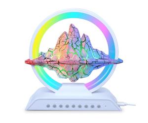 Cadrim Night Light, 6w Atmosphere Lamp, Smart Table Lamp, Bedside Lamp with 10 Modes Lights, White Noise, Bluetooth Speaker Lights for Bedroom, Gifts