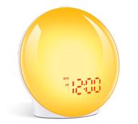 Cadrim Sunrise Lamp，Sunset Lamp, Sunrise/Sunset Simulation, Snooze Function, 8 Color Lights Smart Sleep Lamp for Create a Warm Atmosphere for Adult and Child