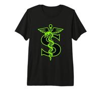 Caduceus Dollar Sign Medical Finance Premium T-Shirt