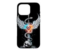 Caduceus Sword Serpent Heart Wings Skull 1 Esoteric Wisdom Case for iPhone 16 Pro