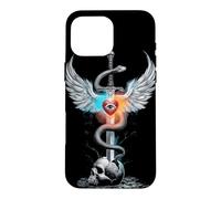 Caduceus Sword Serpent Heart Wings Skull 1 Esoteric Wisdom Case for iPhone 16 Pro Max
