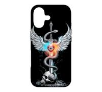 Caduceus Sword Serpent Heart Wings Skull 1 Esoteric Wisdom Case for iPhone 17