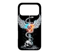 Caduceus Sword Serpent Heart Wings Skull 1 Esoteric Wisdom Case for iPhone 17 Pro Max