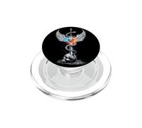 Caduceus Sword Serpent Heart Wings Skull 1 Esoteric Wisdom PopSockets PopGrip for MagSafe