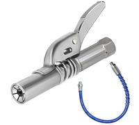 CADUFUELLY Heavy Duty Grease Nozzle 1/8" NPT with 12" Spring Flexible Hose Grease Gun Connector