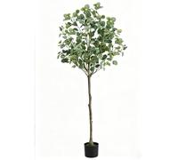CADUKE Artificial Eucalyptus Tree Fake Tall Plant, Upgraded Stable Weighted Base, Lifelike Faux Greenery for Modern Home Office Living Room Floor Decor, 1.5M/150CM Green