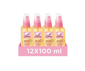 Cadum Bébé Wonderful Oil with Organic Sweet Almond Oil - Pack of 12 x 100 ml