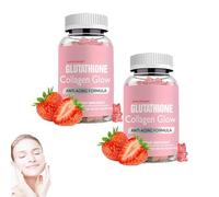 Caduola Glutathione Collagen Glow Gummies, Glutathione Collagen Glow Gummies for Dark Spot, 60 Pieces/Bottle Korea Glutathione Gummies for Women, Korean Collagen Gummies for Dark Spot (2 PCS)