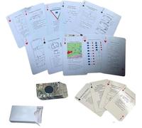 Caduola Tactical Knowledge Playing Cards, Funny Playing Cards with Essential Tactics and Strategies, Funny Military Tactical Card