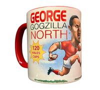 Cadwyn George North - Wales Rugby Player - Welsh Rugby Legends Mugs