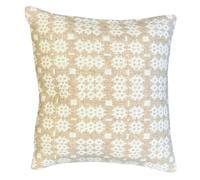 Cadwyn Grain Welsh Tapestry Cushion - Traditional Caernarfon Pattern