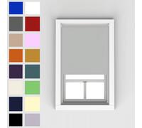 Caecus Blinds Blackout Roller Blind Light Grey 90Cm