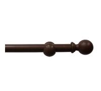 Caecus Blinds Caecus Eyelet Wooden Poles 28mm 120Cm Walnut