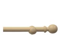 Caecus Blinds Caecus Eyelet Wooden Poles 28mm 300Cm Cream
