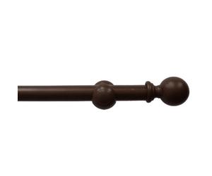 Caecus Blinds Caecus Eyelet Wooden Poles 28mm 360Cm Walnut