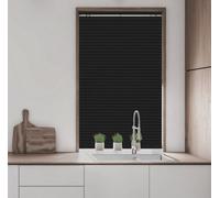 Caecus Blinds Caecus Pvc Long Drop Venetian Blinds Black 75Cm Width X 210Cm Drop