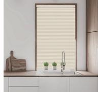 Caecus Blinds Caecus Pvc Long Drop Venetian Blinds Cream 135Cm Width X 210Cm Drop