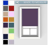 Caecus Blinds Made To Measure Blackout Roller Blind Aubergine 240Cm