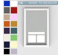 Caecus Blinds Made To Measure Blackout Roller Blind Light Grey 150Cm