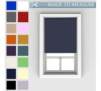 Caecus Blinds Made To Measure Blackout Roller Blind Navy 150Cm