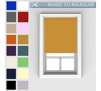 Caecus Blinds Made To Measure Blackout Roller Blind Ochre 150Cm