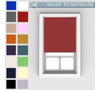 Caecus Blinds Made To Measure Blackout Roller Blind Red 210Cm