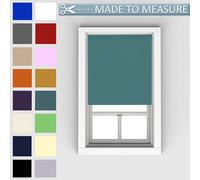 Caecus Blinds Made To Measure Blackout Roller Blind Teal 210Cm