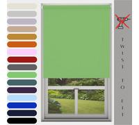 Caecus Blinds Mtm Blinds Outlet No Drill Daylight Roller Blind Lime Green 060Cm
