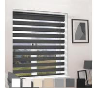 Caecus Blinds Mtm Day Night Blind Dark Grey 130Cm